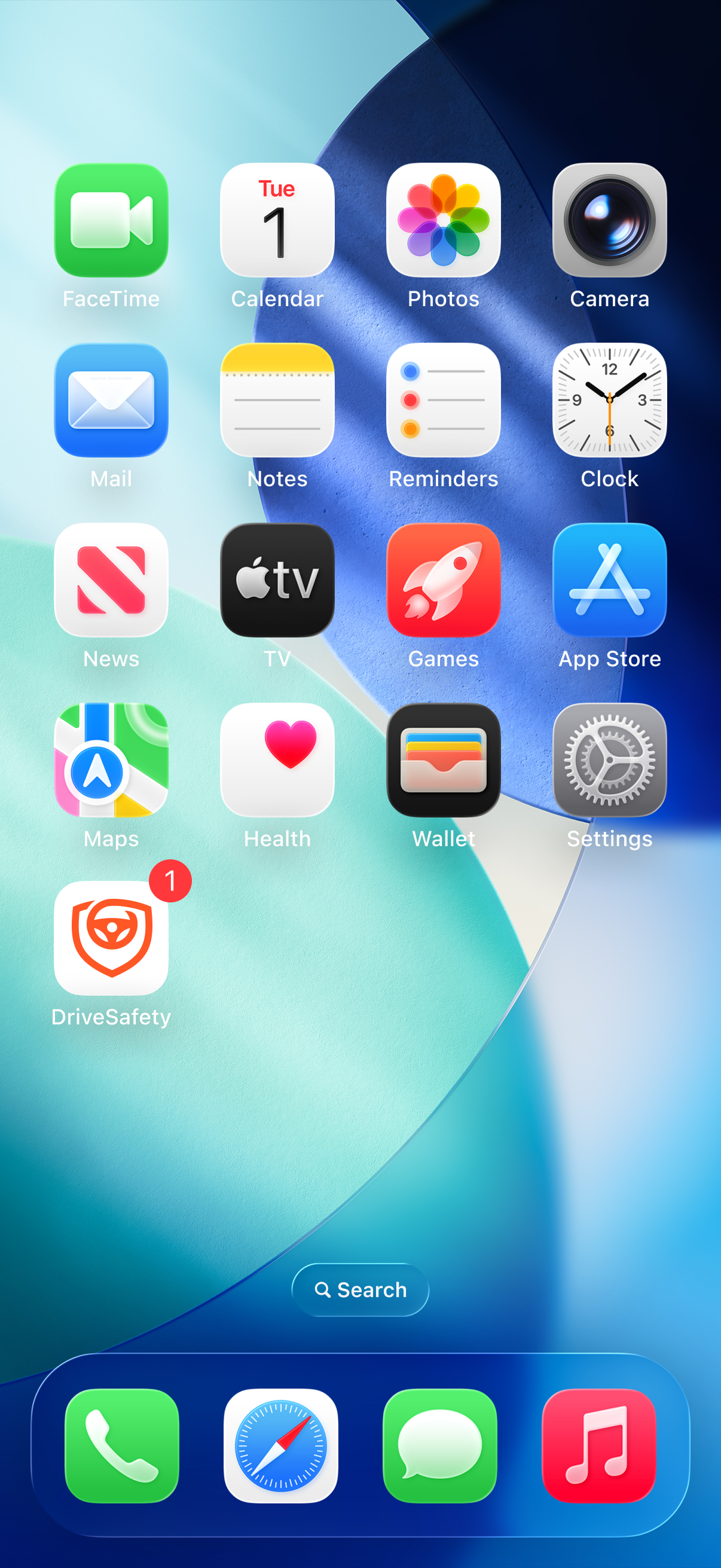 home screen